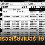 ตตรวจหวย 16 ตค 64